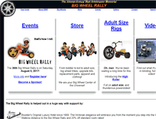 Tablet Screenshot of bigwheelrally.com
